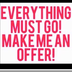 Moving in a couple weeks. Everything must go!!